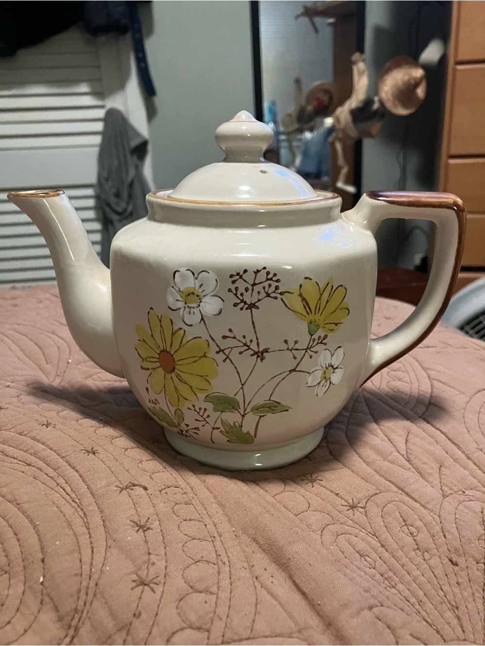 Vintage Jl Stonecrest Stoneware Teapot - Picture 9 of 9
